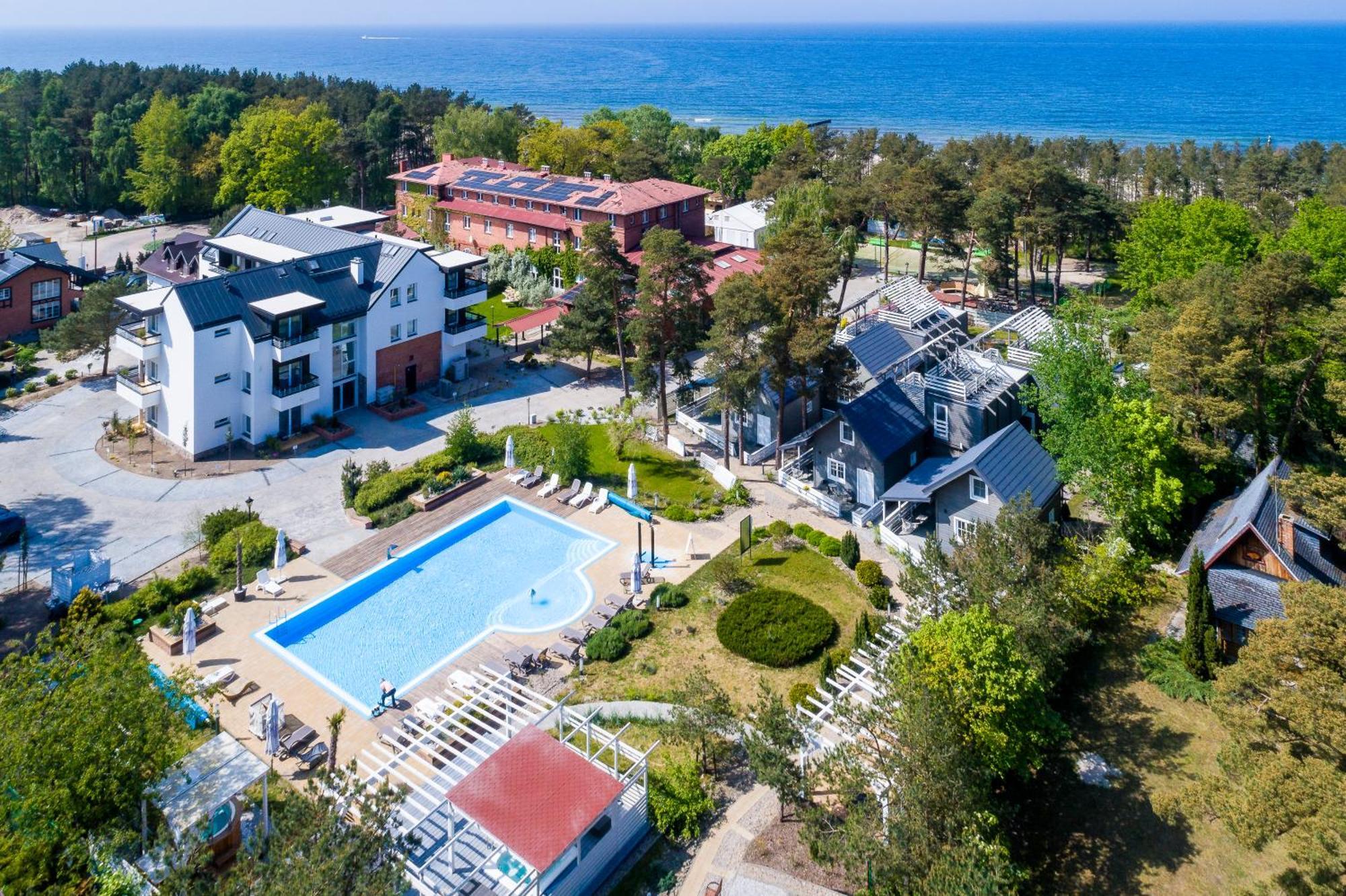 Apartamenty Przy Plazy Z Basenem Z Podgrzewana Woda I Mini Spa - Osrodek Kolonijno-Wczasowy Mewa Нехоже Экстерьер фото